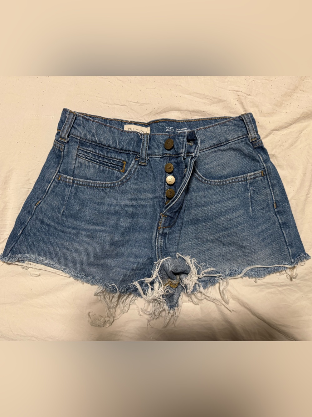 Anthropologie Women's High-Rise Denim Shorts
